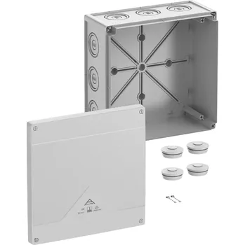 Elektroinstalační krabice Spelsberg Abox PRO 350-L NEW Krabice na om. prázdná IP66/IP67/IP69 šedá 252x252x120mm
