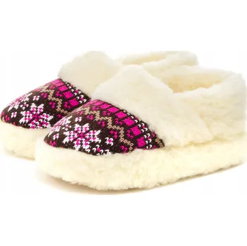Dámské pantofle Dámské teplé vlněné vánoční Pantofle Highlander, velikost 36-41, PanSzew