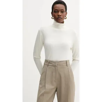 Pánská móda Hedvábný svetr Weekend Max Mara KIKU 2525366012600 béžová 01X, vel. M