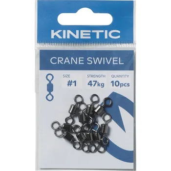 Kinetic Obratlík Crane Black Nickel 10ks 8