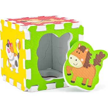 Puzzle PLASTICA Pěnové puzzle se zvířátky 6ks