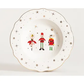 Talíř Homla Licola 761799 hluboký 22 cm Louskáček