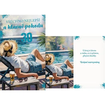 UNIPAP přání k narozeninám 30 M11-603 T PRANI_T_2473 599426