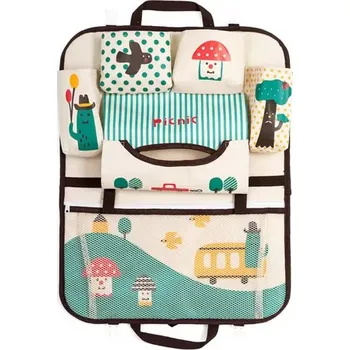 Organizér do auta Organizér na zadní sedadlo auta – víceúčelový závěsný kapsář