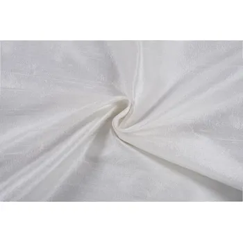 Hedvábný dupion, bílá ivory, sartor.cz