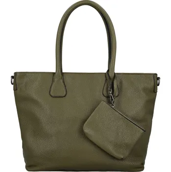 Kabelka Dámská kabelka přes rameno tmavě zelená - Paolo bags Iljana zelená