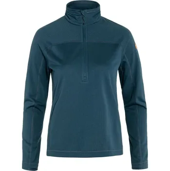 Dámská mikina FJÄLLRÄVEN Abisko Lite Fleece Half Zip W, Indigo Blue velikost: S