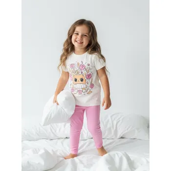 Sinsay - Dvoudílná pyžamová souprava - krémová - 435EV-01X - 435EV-01X-122