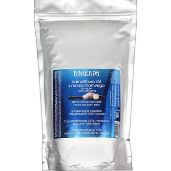 Koupelová sůl BINGOSPA 1000 g karnalitová sůl do koupele z Mrtvého moře