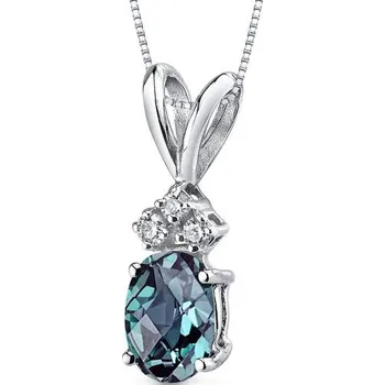 Přívěsek Zlatý přívěsek s alexandritem a diamantem Tamatha