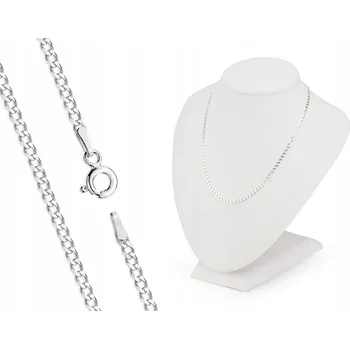 Řetízek STŘÍBRNÝ PÁNSKÝ ŘETÍZEK ryzost 925 PANCR 2,3mm 60cm