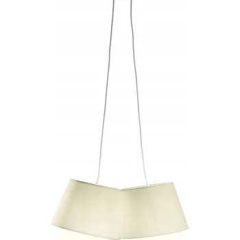 ZÁVĚSNÁ LAMPA 2x STÍNÍTKO ECRU LED ŽÁROVKY V CENĚ 2xE27 LIVARNO LUX