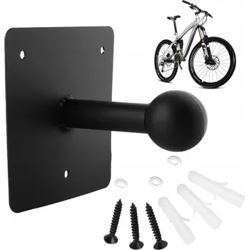 Zabezpečení domácnosti Nástěnný držák na kolo 50 kg černý