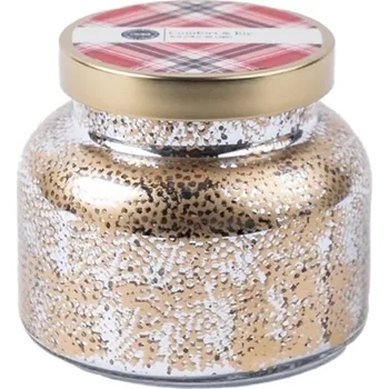 Svíčka Vonná svíčka ve skleněné dóze Comfort & Joy zlatá