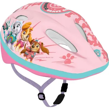 Cyklistická přilba SEVEN Dívčí přilba Tlapková patrola RŮŽOVÁ