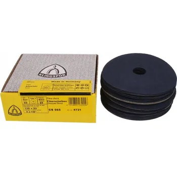 Brusný kotouč Klingspor Fibrový brusný kotouč 125 mm, zrnitost 40, CS565 / 25 Ks