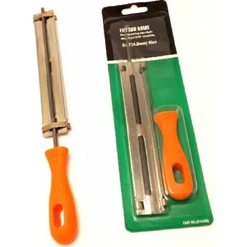 SADA PRO BROUŠENÍ ŘETĚZU PILY KULATÝ PILNÍK 4,8MM .325" S VODÍTKEM