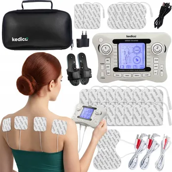 Elektrostimulátor pro masáž svalů a nervů TENS EMS + Neuro Pulse KEDICA