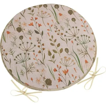 Podsedák Bellatex Sedák DITA kulatý hladký Béžová,Zelená,Oranžová