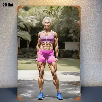 Plechová cedule BAF 2D plechová cedule Ne né 40 x 10 cm