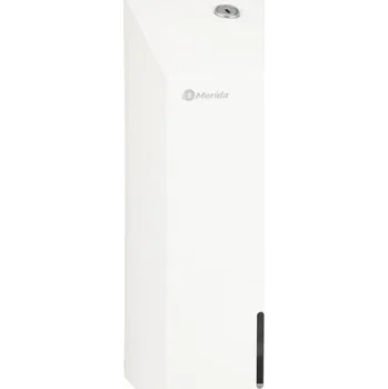 Zásobník na skládaný toaletní papír MERIDA STELLA nerez bílá (kapacita až 400 listů)