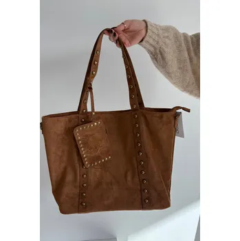 Dámská kabelka s ozdobami Camel Kynelle Boto hnědá 3466634