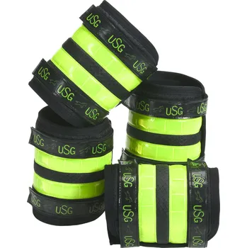 Ochrana nohy a ocasu USG Bandáže reflexní USG, 4 ks, neon yellow