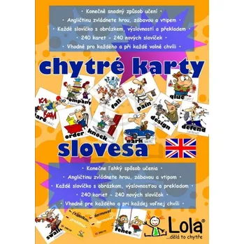 Anglický jazyk Chytré karty - Angličtina slovesa