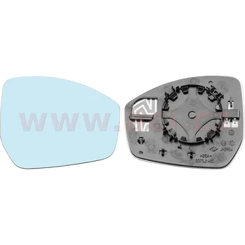 Autosklo Sklo do zrcátka, vnější zrcátko VAN WEZEL 0261838