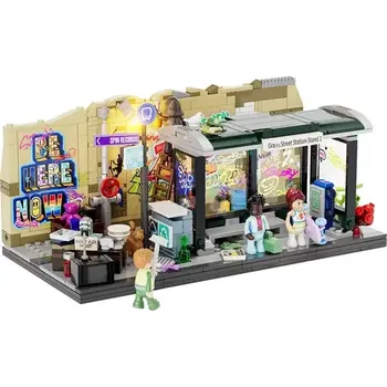 ostatní stavebnice Lumibricks Graffiti Bus Stop (F9066)