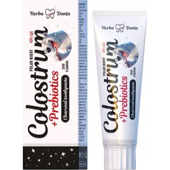 Dentální hygiena Bělící zubní pasta bez fluoru COLOSTRUM YOGURTENE Polární noc 100g