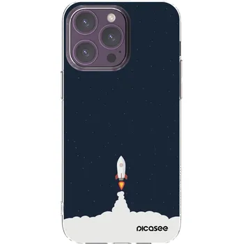 Pouzdro na mobilní telefon Picasee silikonový průhledný obal pro Apple iPhone 14 Pro Max - Astronaut 2