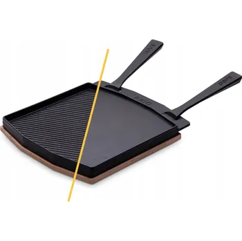 Pánev Litina pánev Ooni oboustranná GRIZZLER + EBOOK
