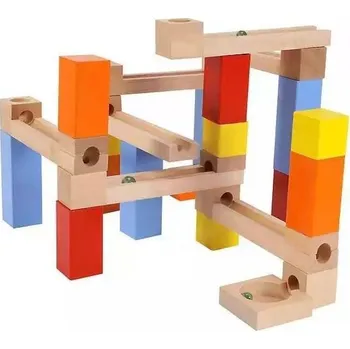 Kuličková dráha galerie hraček Dřevěná kuličková dráha