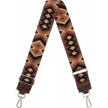 Kabelka Módní pásek k tašce H14 čokoládový/tmavě béžový