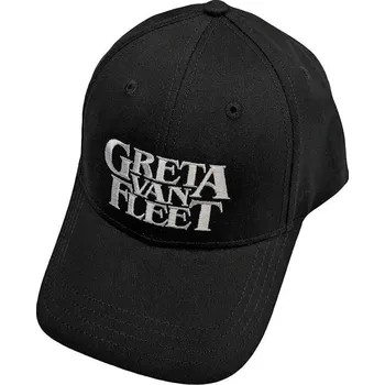 Kšiltovka Greta Van Fleet White Logo Black UNI