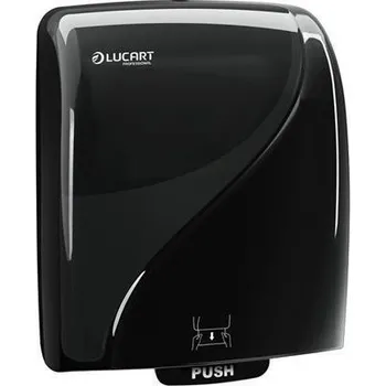 Zásobník na papírové ručníky LUCART Zásobník na papírové ručníky Identity Hands 2.0, černá, 381 x 290 x 223 mm, LUCART 892992 599479
