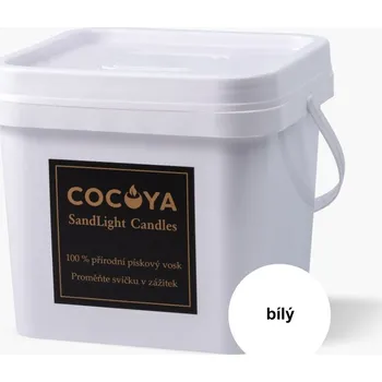 Svíčka Bílý sypaný vosk – sypaná svíčka 2,5Kg