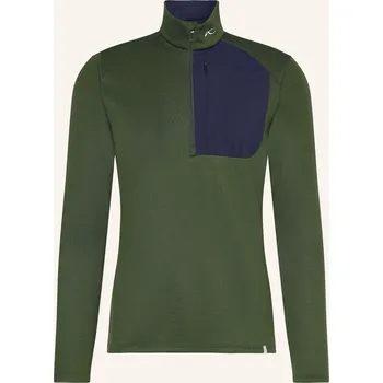 Pánská mikina Kjus Střední Vrstva Hydro, tmavě zelená / tmavě modrá