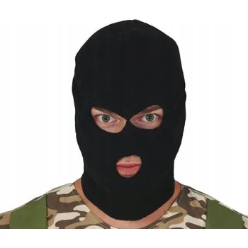 Kukla Kukla Černá BANDITA swat MASKA na PŘEVLEK