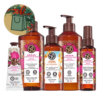 Kosmetická sada Dárková sada extra - Argan & bio růže z Maroka Bain de Nature od Yves Rocher