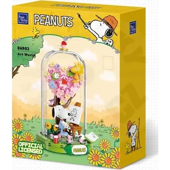 ostatní stavebnice PANTASY Stavebnice 86902 SNOOPY PES art World malování World sada bloků