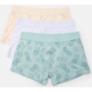 Pánská móda Sinsay - Sada 3 boxerek - vícebarevná - 653DZ-MLC - 653DZ-MLC-XS