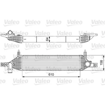 Chladič motoru Chladič turba VALEO 818633