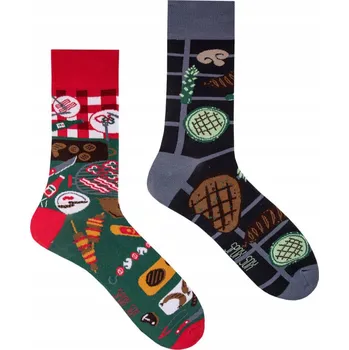 Pánské ponožky Ponožky Spox Sox Grill Grill 36-39 vícebarevné, velikost 36-39