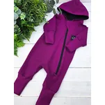 Kulišárny Teplákový overal rostoucí MAGENTA VELIKOST: 98