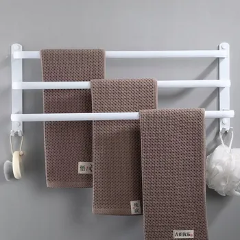 Věšák Nástěnný věšák na ručníky do koupelny se 2 háčky