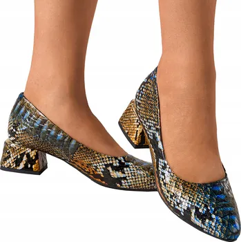 Dámská obuv Casu dámské lodičky na blokovém podpatku, velikost 38