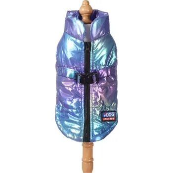 Obleček pro psa Zimní nepromokavá vesta pro psy - 6 velikostí Barva: modrá, Velikost: L