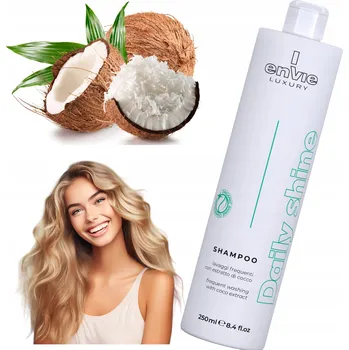 Šampon INTENZIVNĚ Hydratační Šampon na Vlasy KOKOSOVÝ Envie Daily 250ml